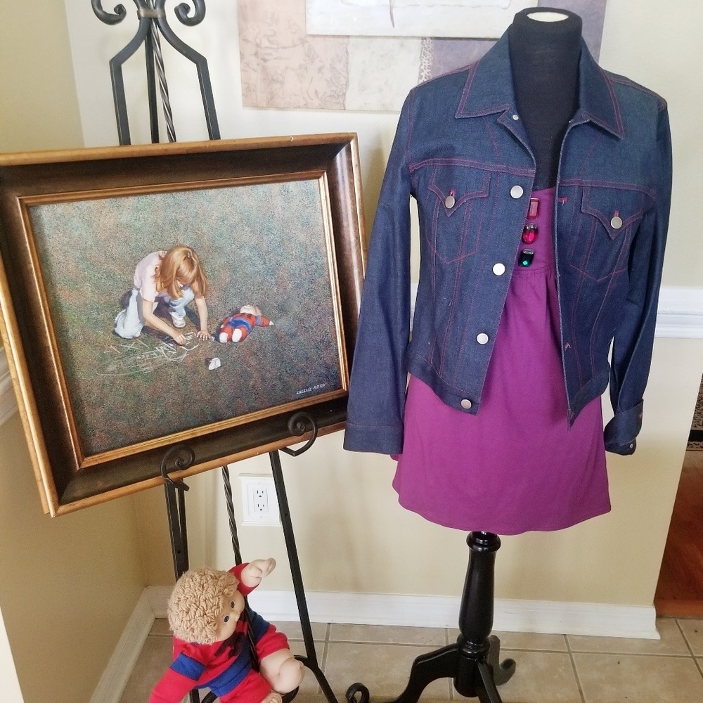 Tailor New York Denim Jacket Size 4